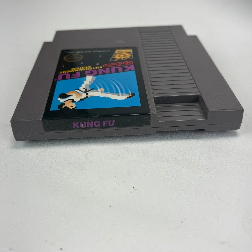 Nintendo Kung Fu NES NTSC Grey 5-Screw Cartridge Retro Action Video Game